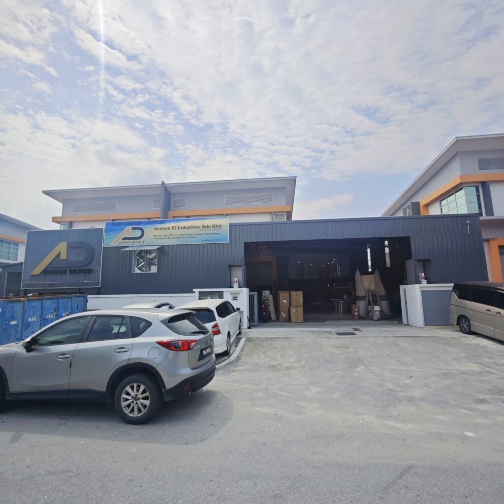 Avenue Design’s cabinet manufacturing factory located in Puchong